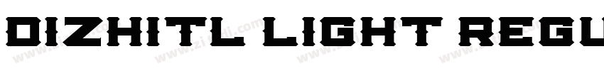Dizhitl Light Regula字体转换